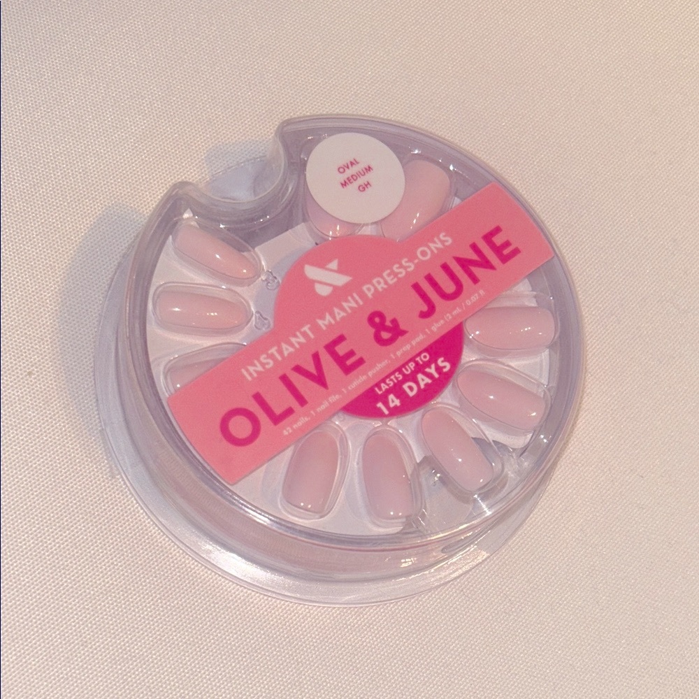 NEW Instant Mani Press-Ons - Pink - Picture 2 of 3